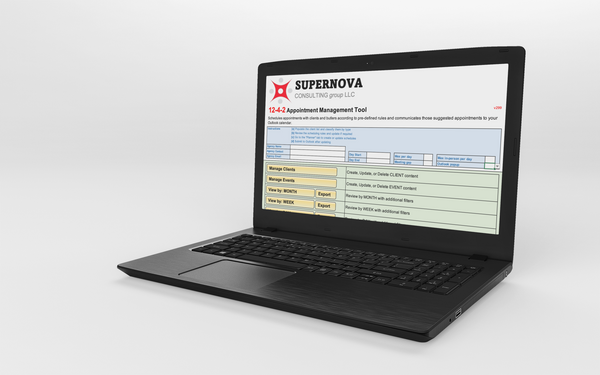 Supernova Scheduling Tool for Windows V300